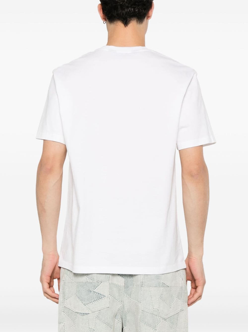 Shop Just Cavalli Logo-print Cotton T-shirt In White