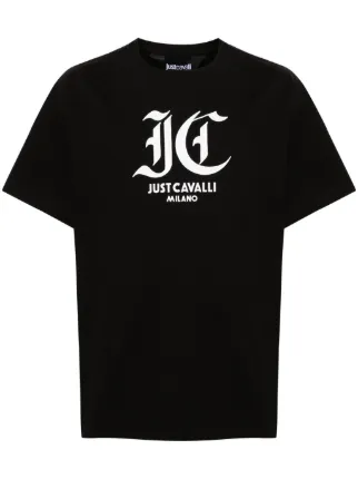 Just Cavalli T-shirt Con Stampa | Nero | FARFETCH IT