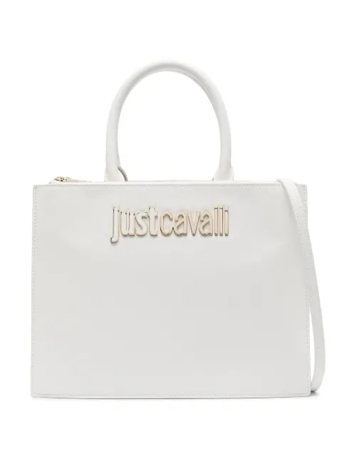 Just Cavalli Range B logo-lettering tote bag
