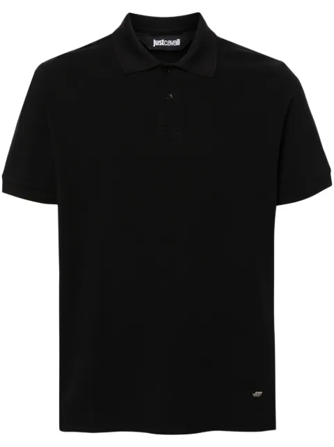 Just Cavalli piqué-weave polo shirt