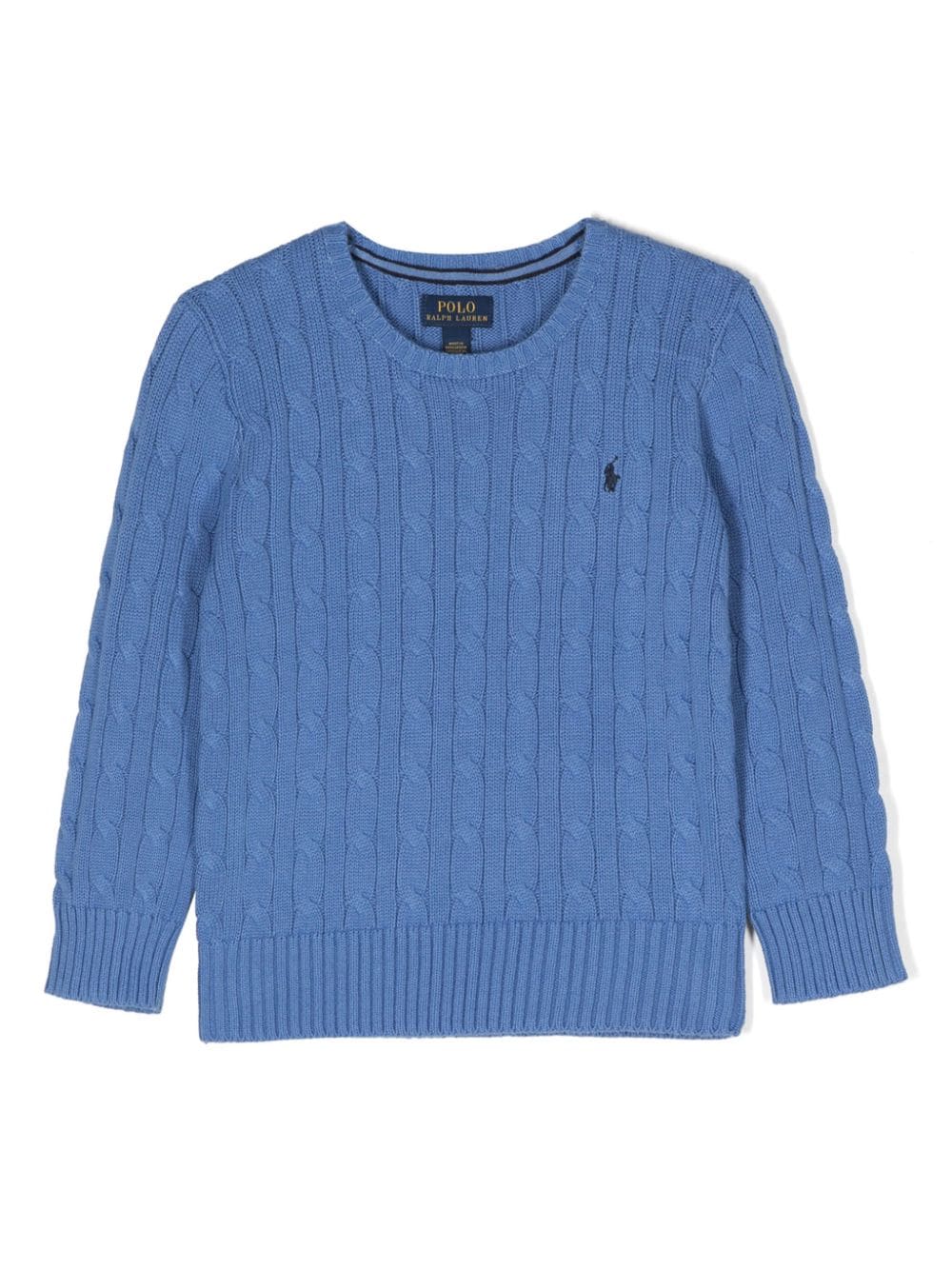 Ralph Lauren Kids' Polo Pony-embroidered Jumper In Blue