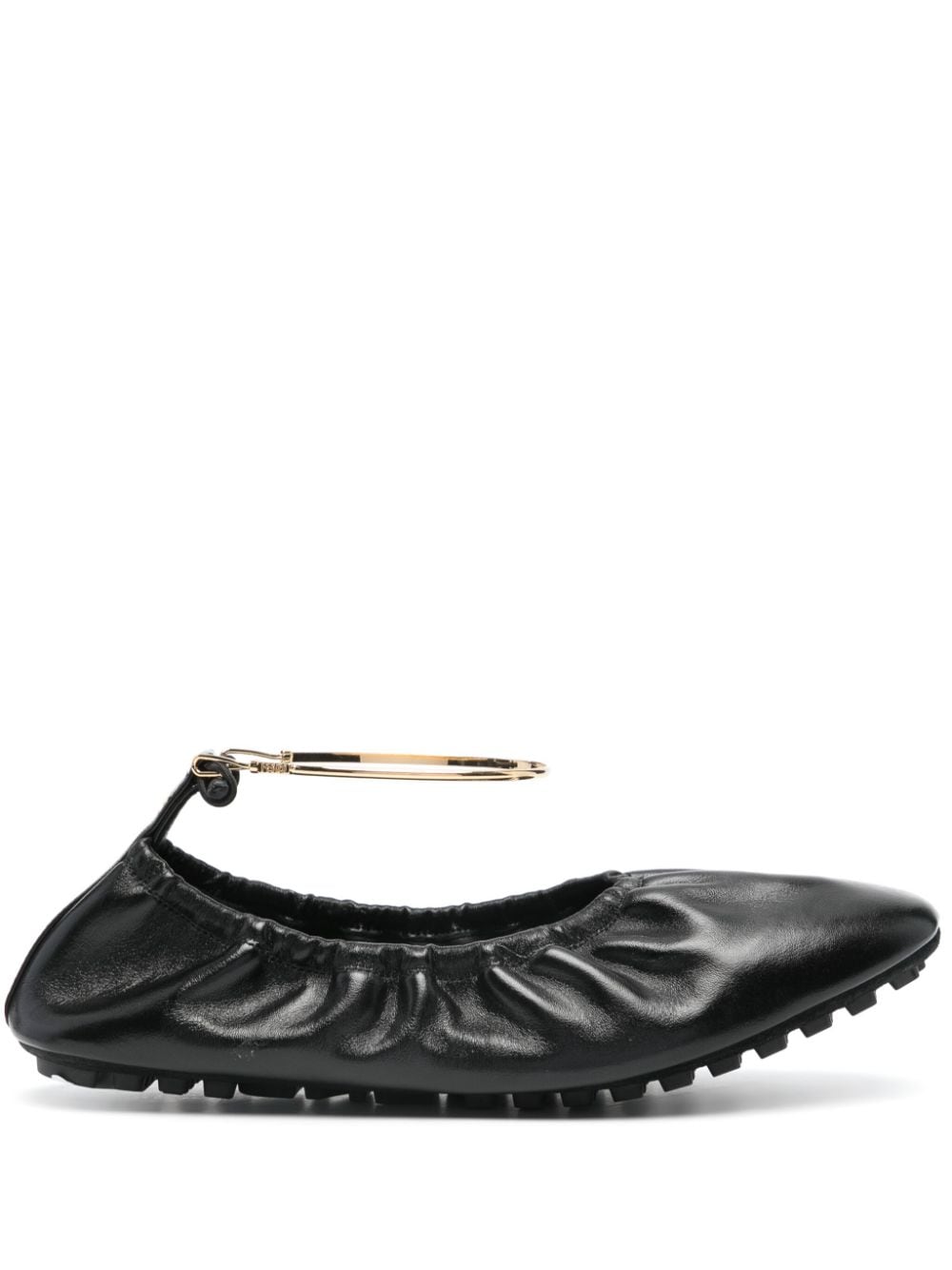 Filo leather ballerina hsoes