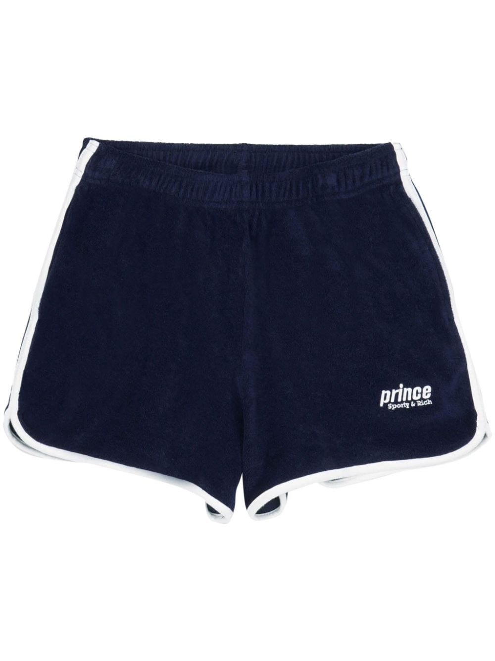 x Prince logo-embroidered cotton shorts