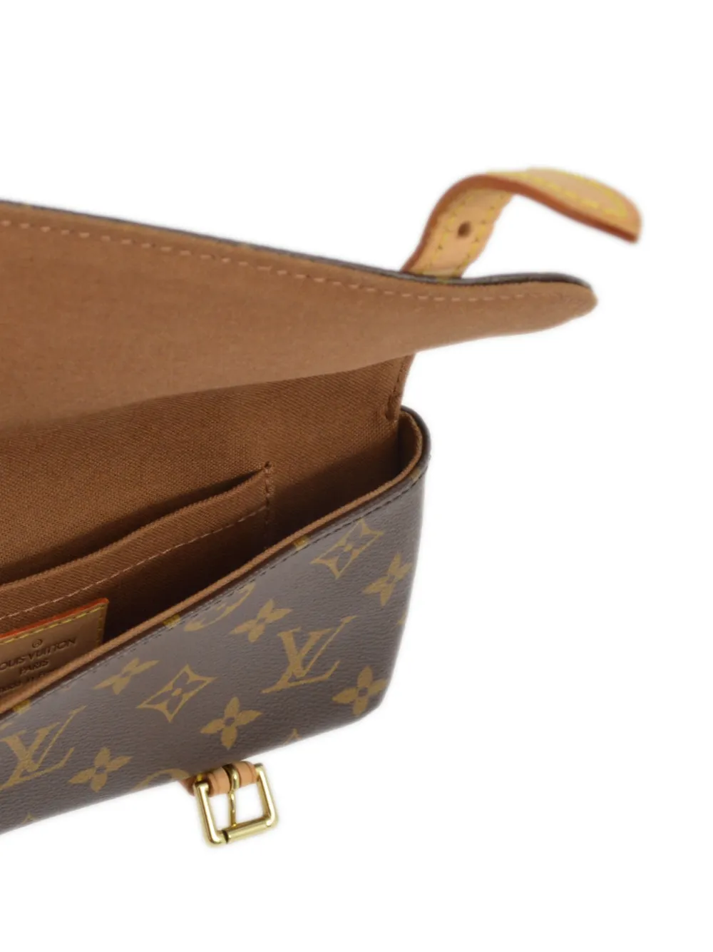 Pre-owned Louis Vuitton Pochette Marelle 腰包（2004年典藏款） In Brown