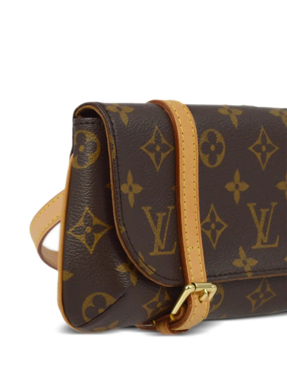 Pre-owned Louis Vuitton 2004 Pochette Marelle Belt Bag In Brown