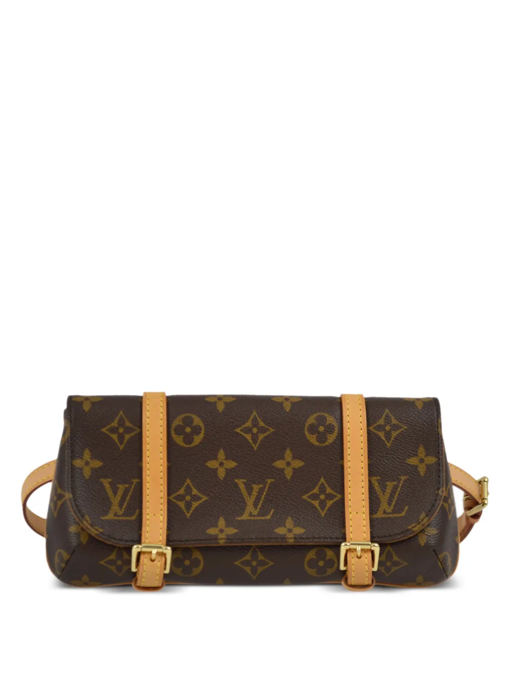 Pre-owned Louis Vuitton 2004 Pochette Marelle Belt Bag In Brown