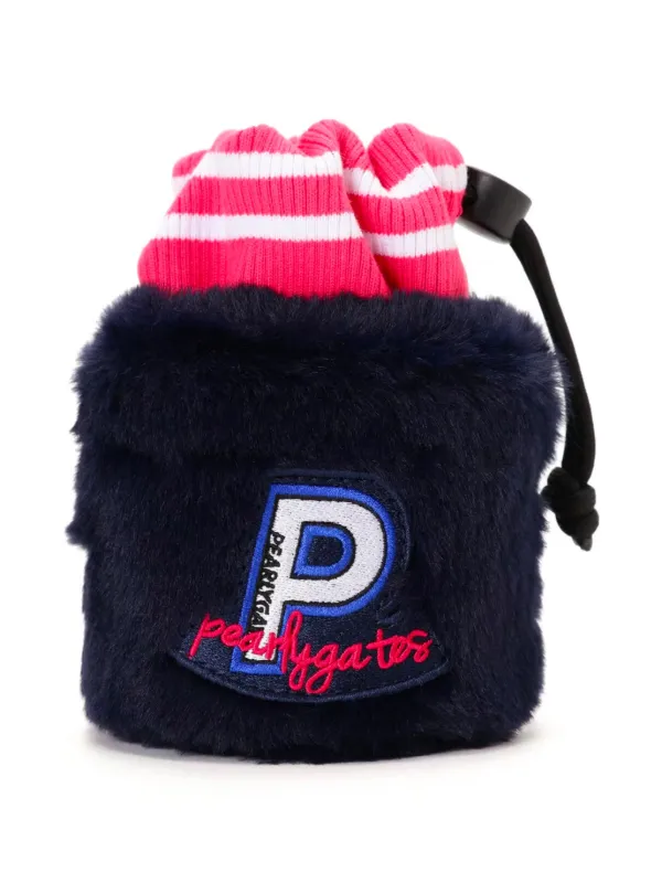 PEARLY GATES ロゴ クラッチバッグ | ブルー | FARFETCH JP