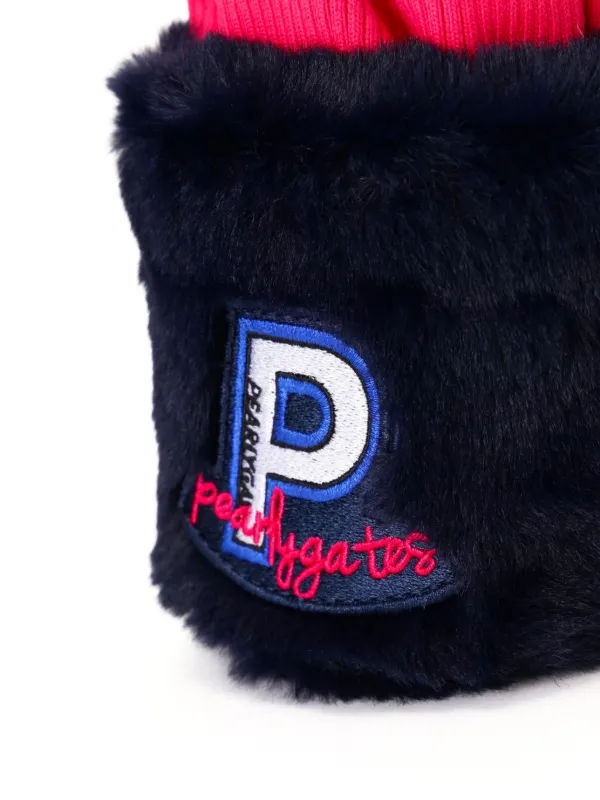 PEARLY GATES ロゴ クラッチバッグ | ブルー | FARFETCH JP