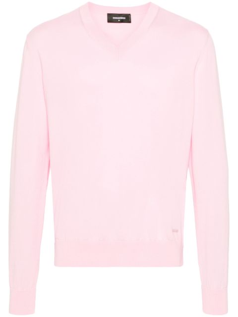 DSQUARED2 V-neck cotton jumper Men