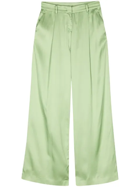 Nº21 Hose satin palazzo trousers