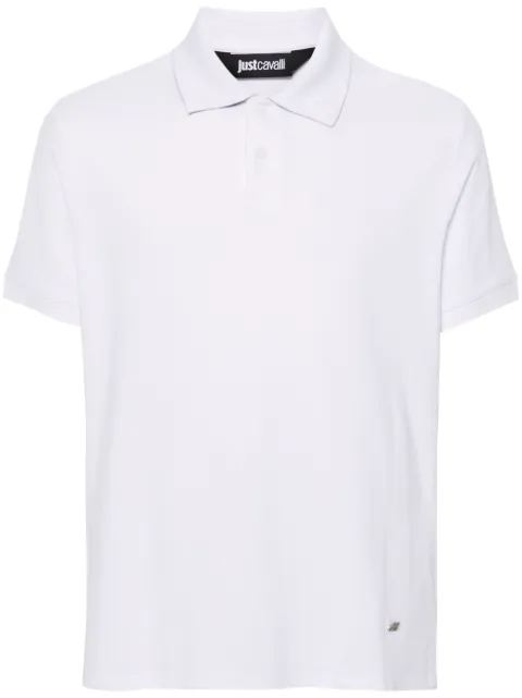 Just Cavalli piqué-weave polo shirt