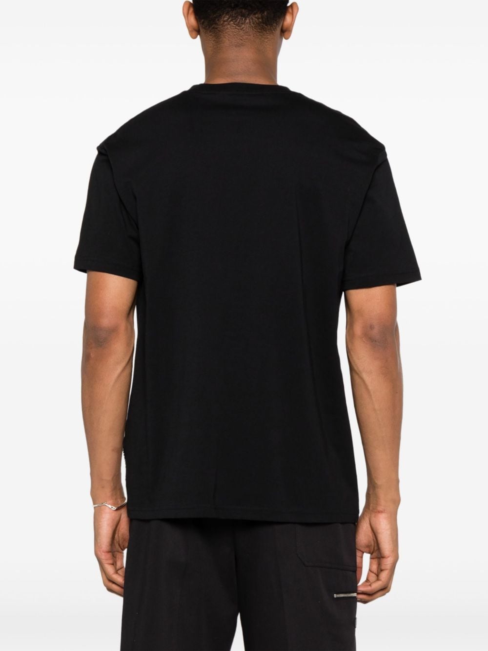 Shop Just Cavalli Logo-print Cotton T-shirt In Black