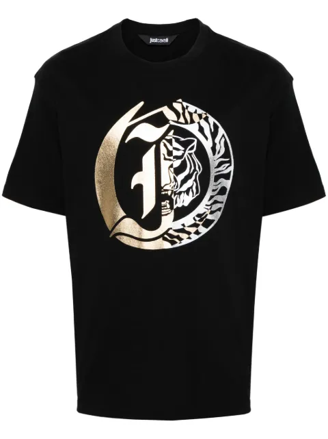 Just Cavalli logo-print cotton T-shirt
