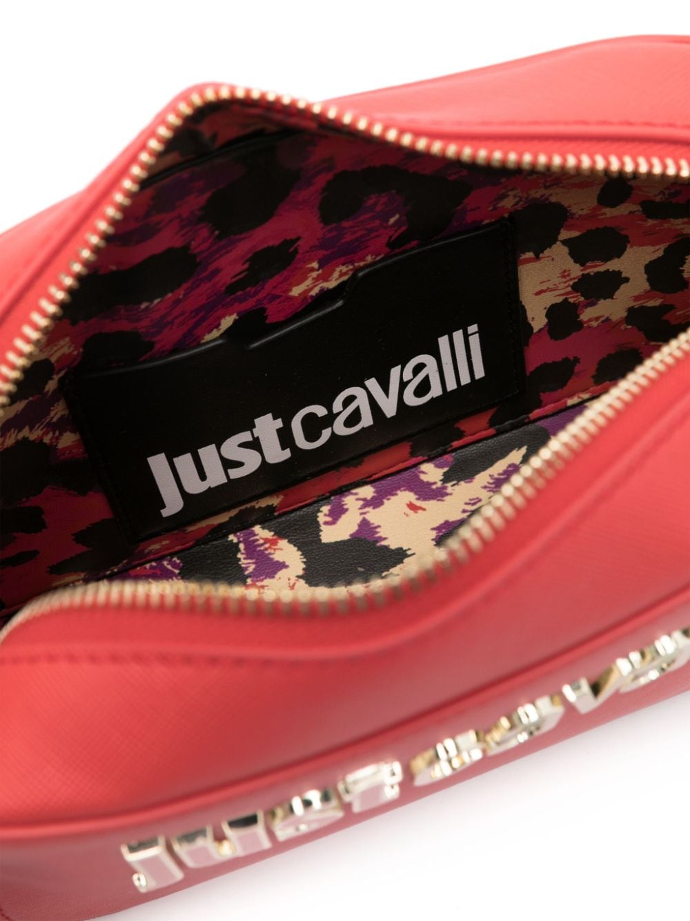 Just Cavalli Range B mini-tas met logoprint Rood