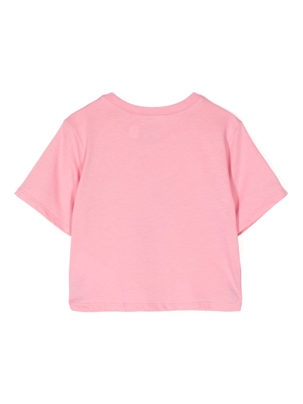 Ralph Lauren Kids T-shirt met geborduurde bloemen Roze