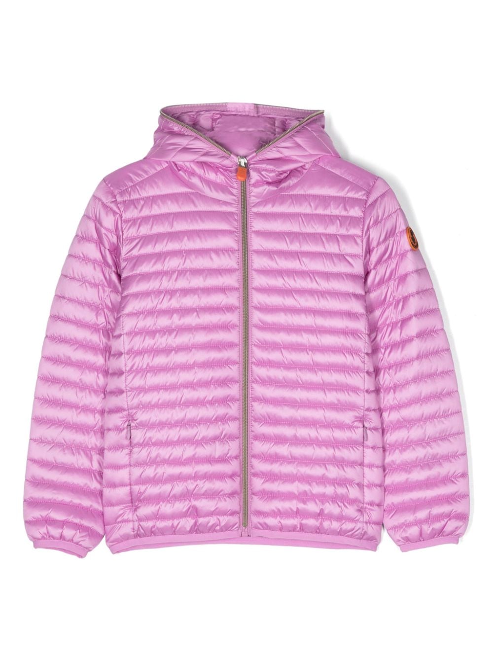 Save The Duck Kids Rosy hooded padded jacket - Viola