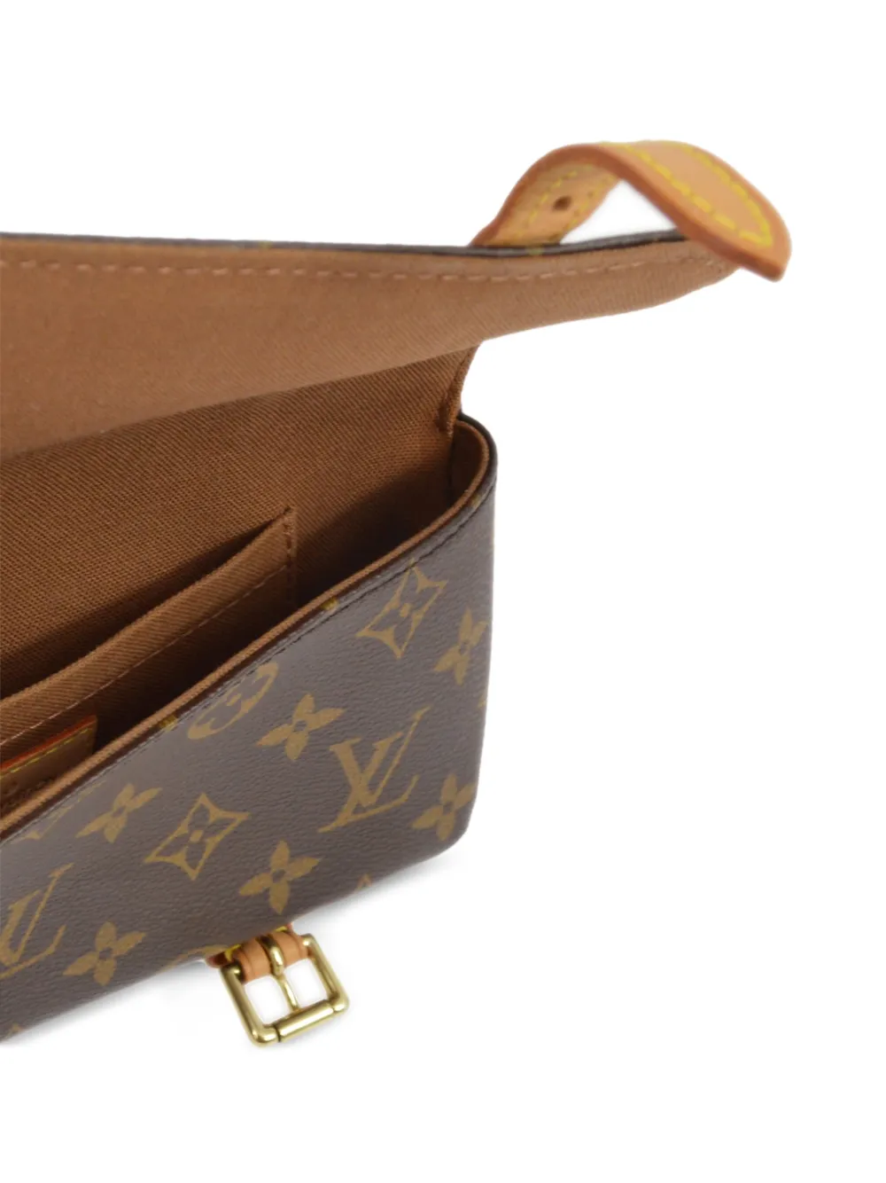 Pre-owned Louis Vuitton 2004 Pochette Marelle Belt Bag In Brown