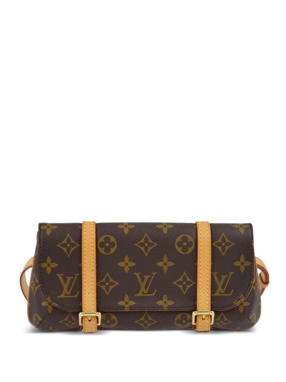 Pre-owned Louis Vuitton 2004 Pochette Marelle Belt Bag In Brown
