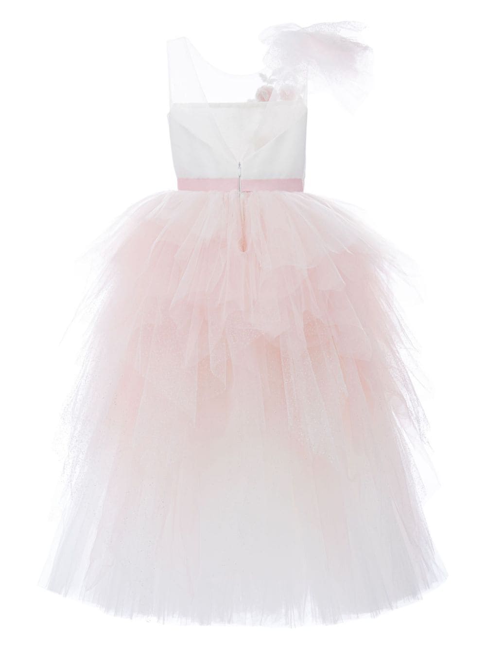 Shop Tulleen Baylor Tulle Gown In Pink