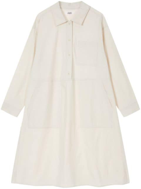 STUDIO TOMBOY spread-collar cotton dress