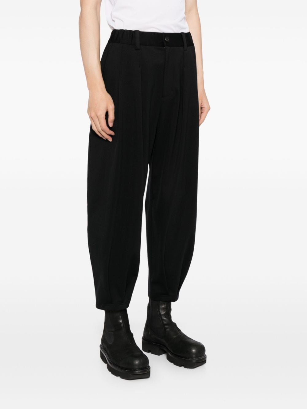 SONGZIO STRAIGHT-LEG COTTON TROUSERS 