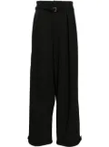 SONGZIO belted wide-leg trousers - Black