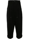 SONGZIO turn-up hem trousers - Black