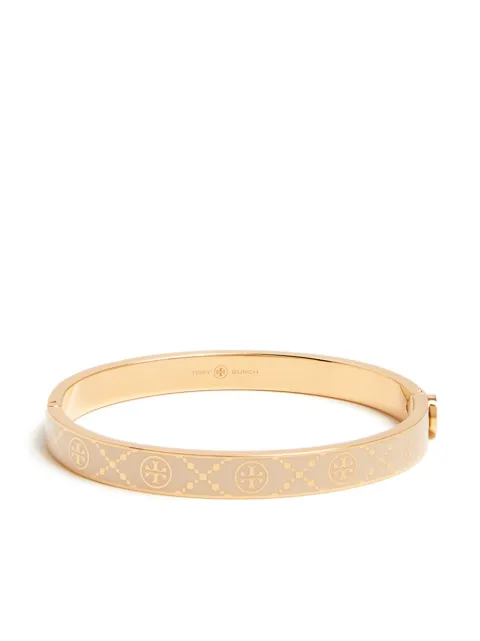 Tory Burch T Monogram hinge bracelet