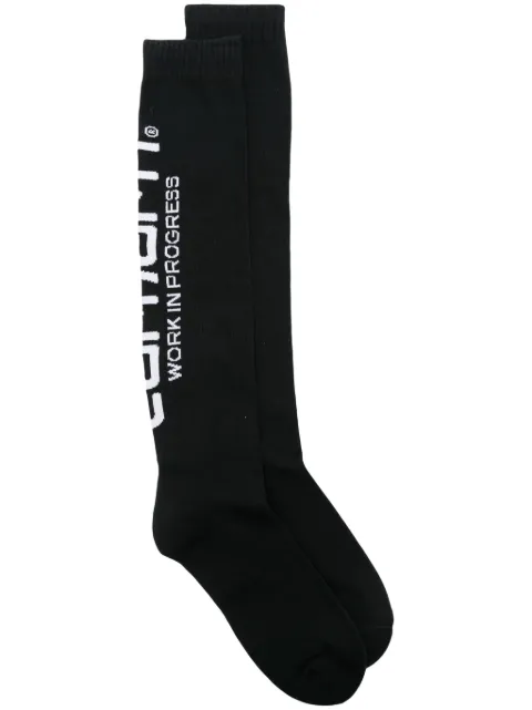 Carhartt WIP logo-intarsia ribbed socks