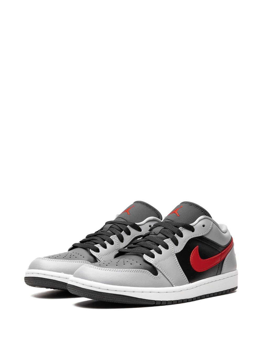 Shop Jordan Air  1 "cement Fire Red" Sneakers In Grey
