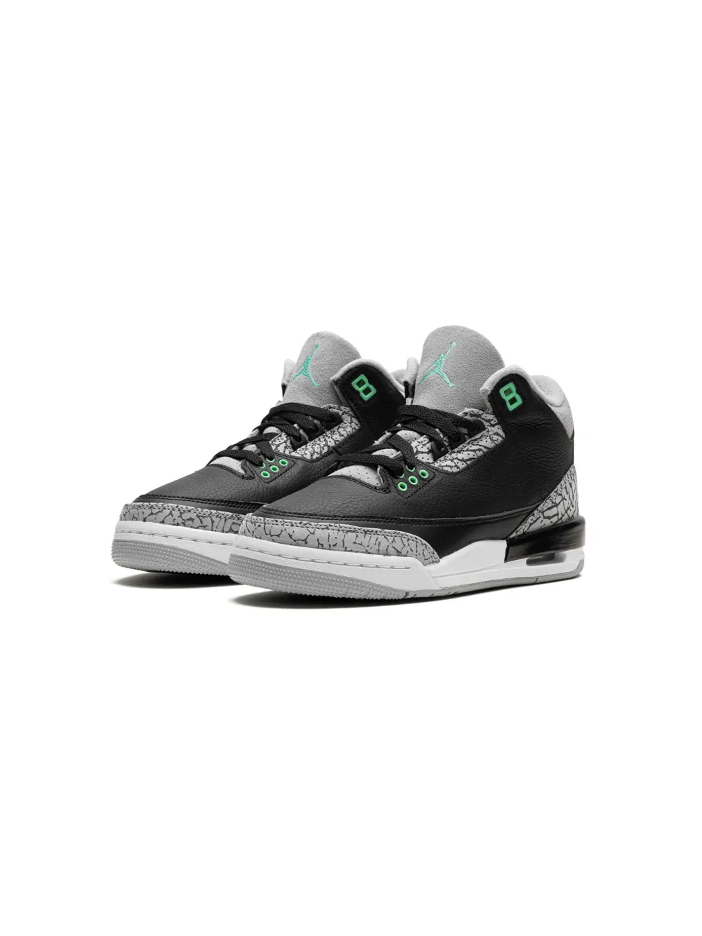 Jordan Kids Air Jordan 3 leren sneakers - Zwart