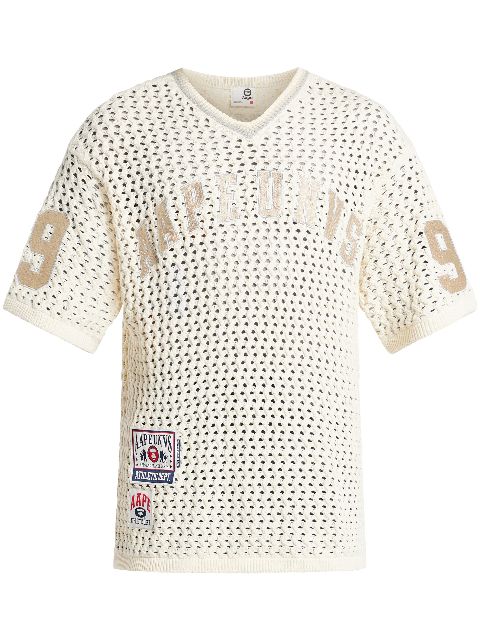 AAPE BY *A BATHING APE logo-appliqued T-shirt Men