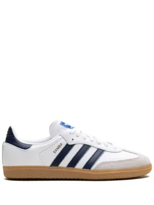 adidas gazelle silver green womens adidas Samba OG White / Blue main image 1