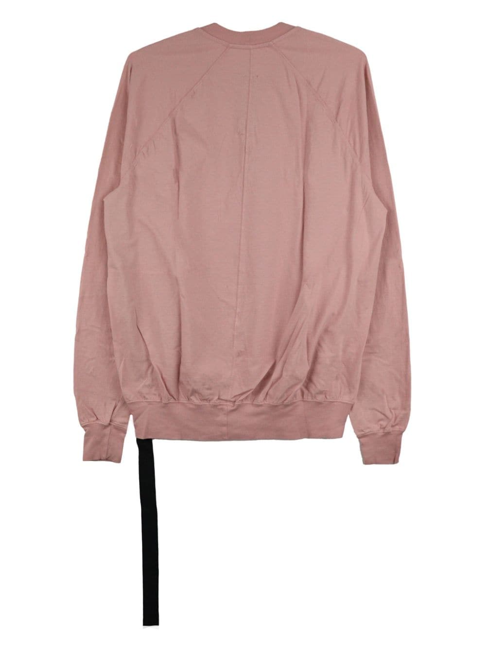 Rick Owens DRKSHDW Baseball katoenen sweater Roze