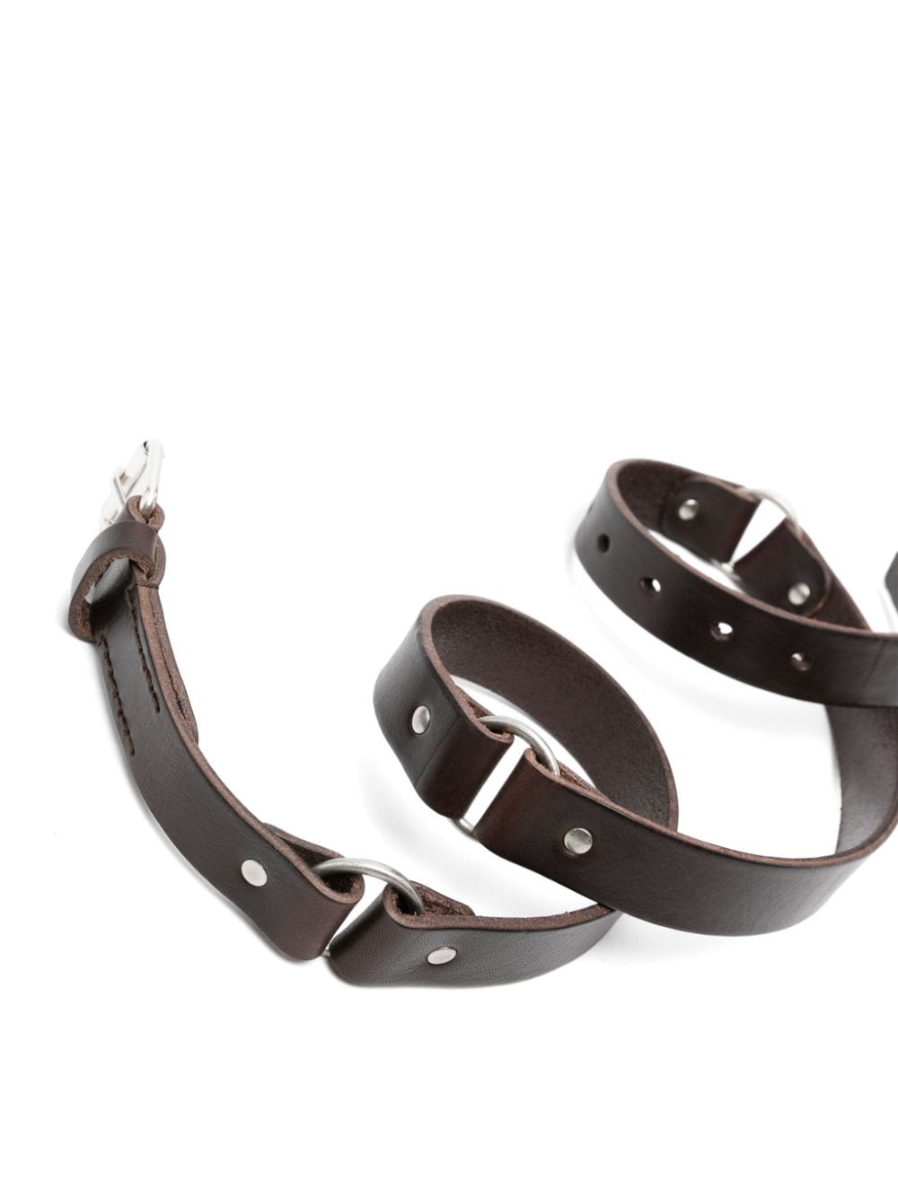 Shop Our Legacy Cm Ring Leather Belt In Brown