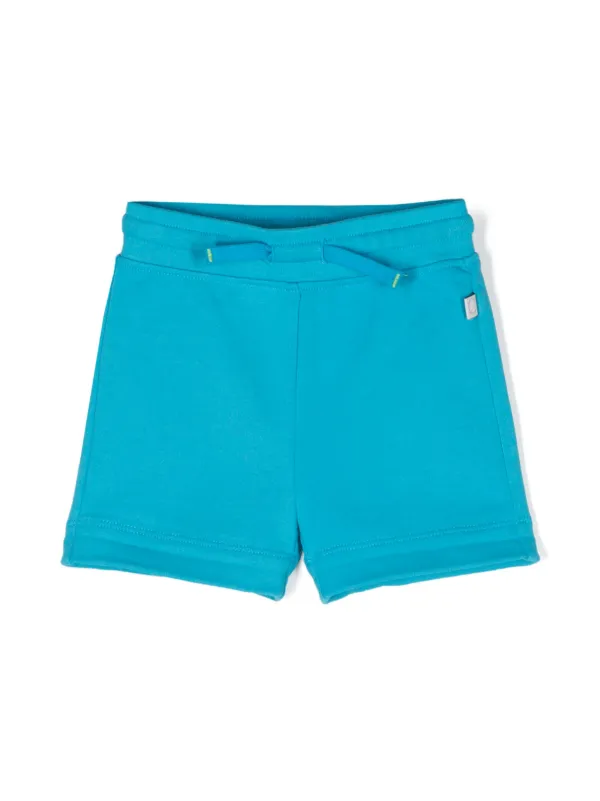 Stella McCartney Kids Short à Imprimé Sunshine Sunglasses Bleu