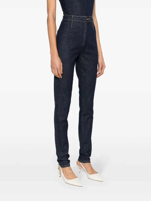 Alaïa high-rise Skinny Jeans | Blue | FARFETCH Alaïa high-rise Skinny Jeans | Blue | FARFETCH