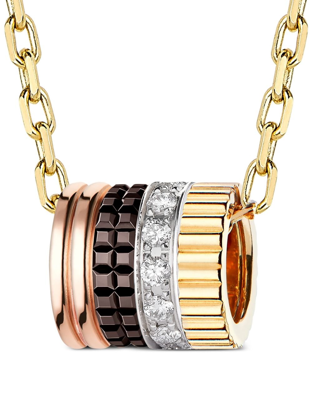 Shop Boucheron 18kt Recycled Gold Quatre Classique Necklace