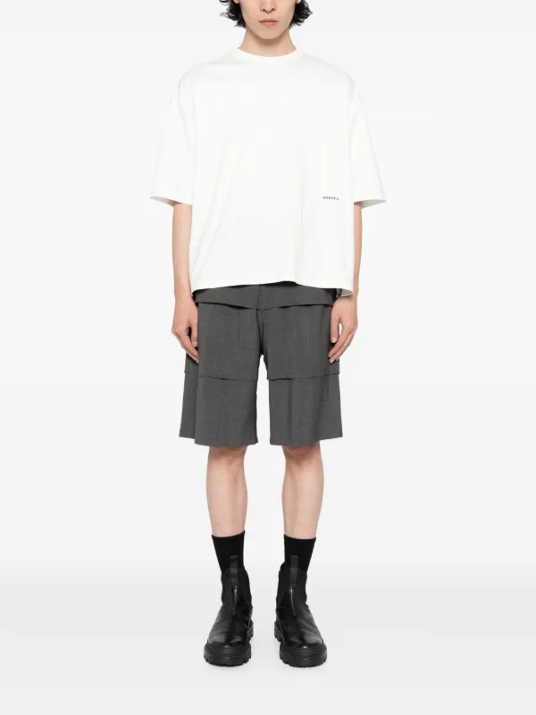 SONGZIO knee-length Wool Shorts | Grey | FARFETCH BH