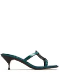 Tory Burch 55mm Double T sandals - Green