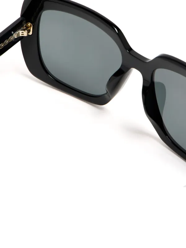 Tory Burch Miller oversized-frame Sunglasses Black FARFETCH