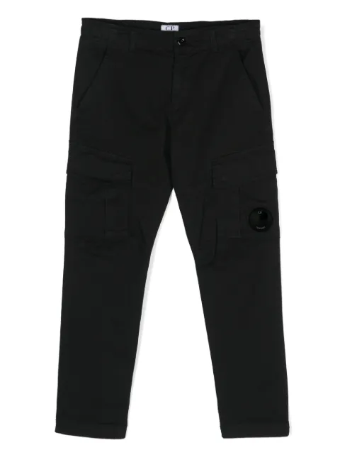 C.P. Company Kids Calça cargo com detalhe Lens