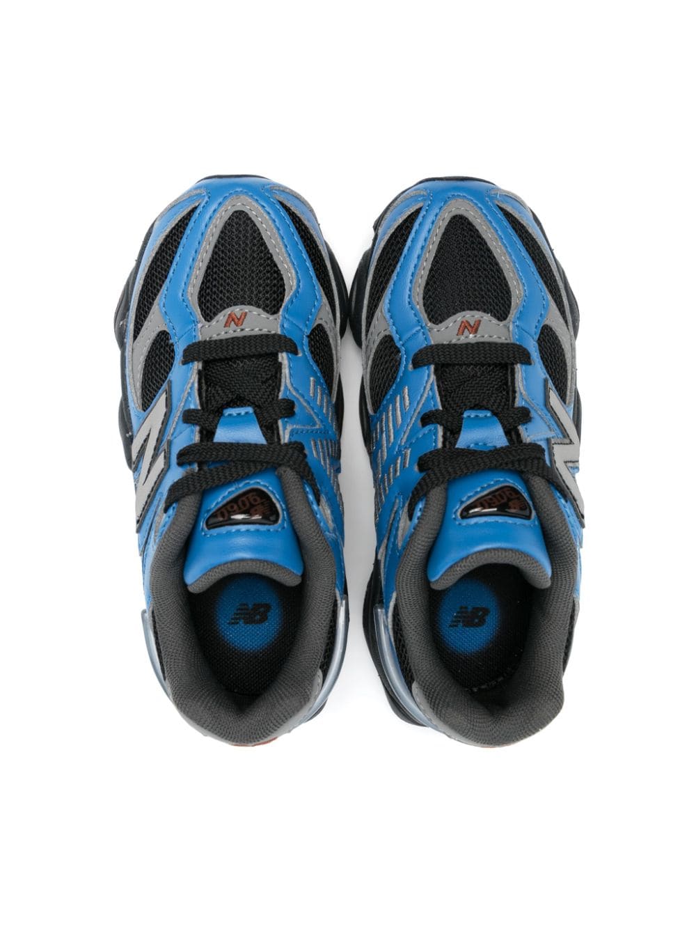 Shop New Balance 9060 Panelled Sneakers In Blue