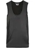 Junya Watanabe scoop-neck tank top - Black