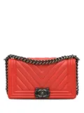 CHANEL Pre-Owned 2016-2017 medium Boy Chanel shoulder bag - Red