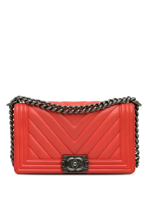 CHANEL Pre-Owned 2016-2017 medium Boy Chanel shoulder bag RJTQBWV9PYFEXYCR - 0