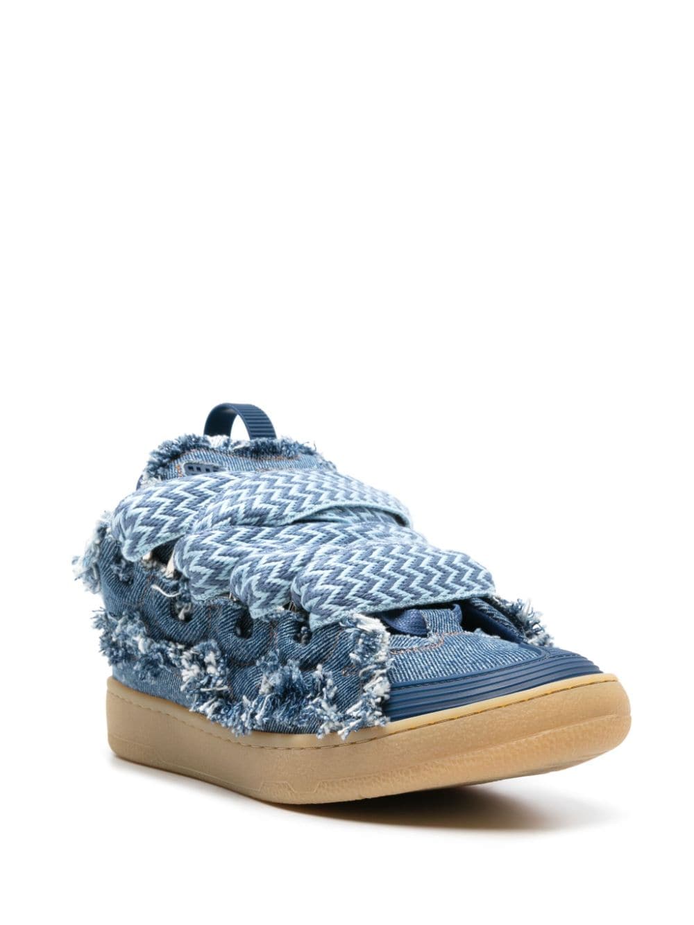 Image 2 of Lanvin Curb denim sneakers