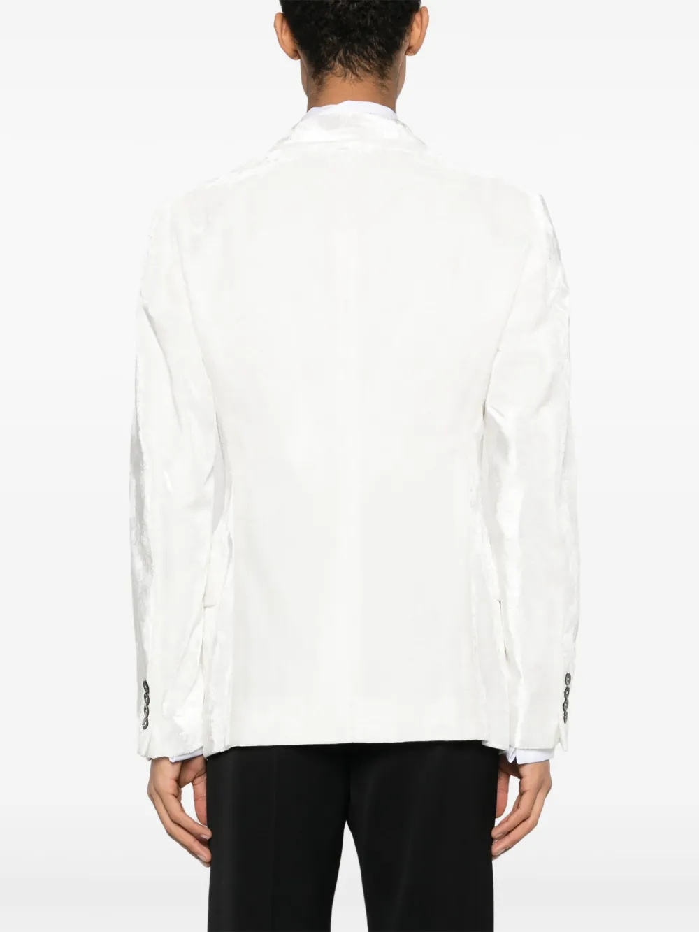 Emporio Armani ベルベット シングルジャケット - Farfetch