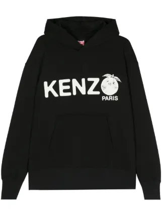 Kenzo Hoodie Med Logotyp Svart FARFETCH SE