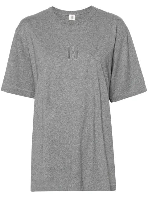 By Malene Birger Fayeh logo-embroidered T-shirt